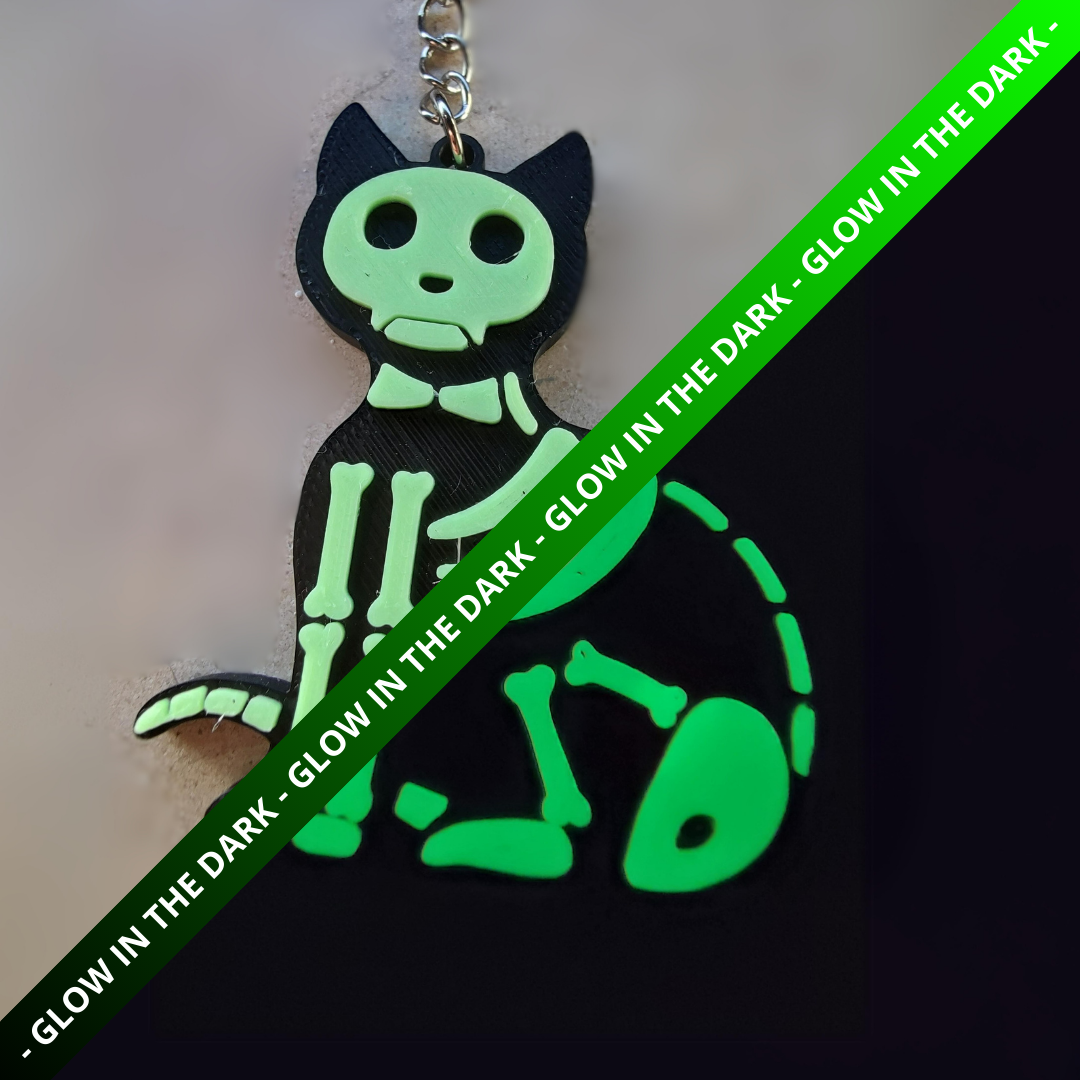 Glow In The Dark Halloween Keychain