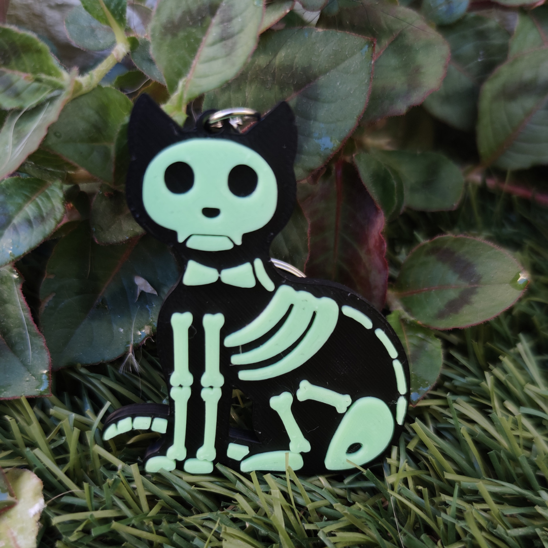 Glow In The Dark Halloween Keychain