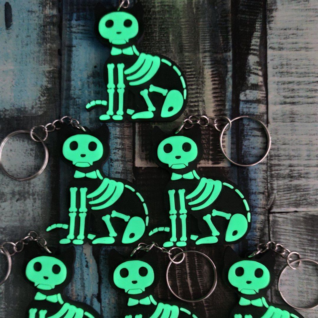 Glow In The Dark Halloween Keychain