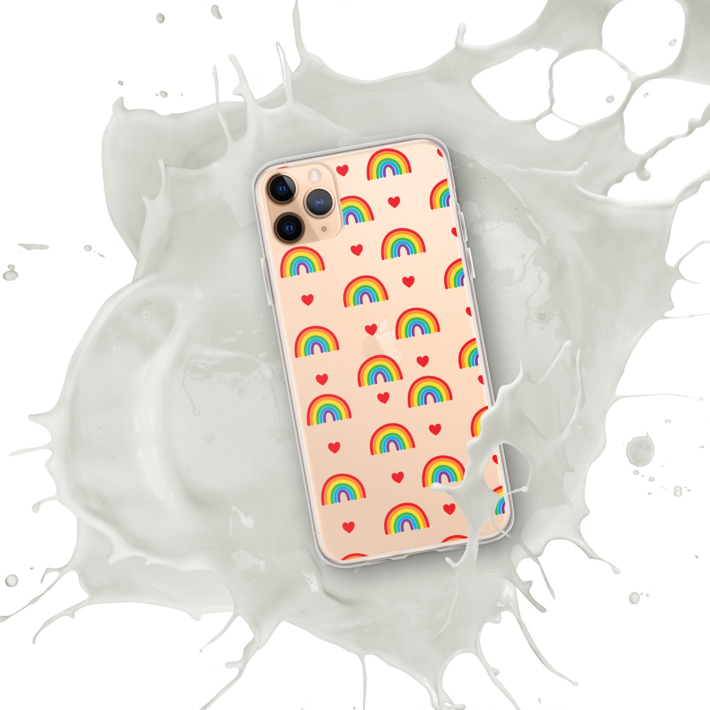 Rainbow Clear Case for iPhone®