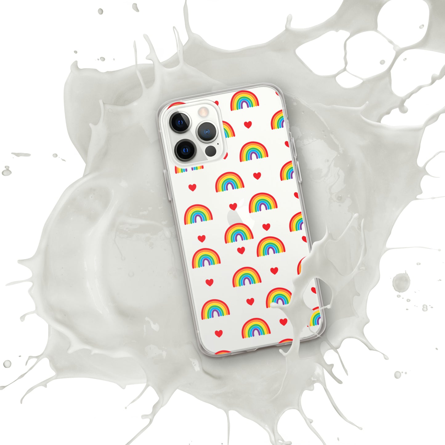 Rainbow Clear Case for iPhone®