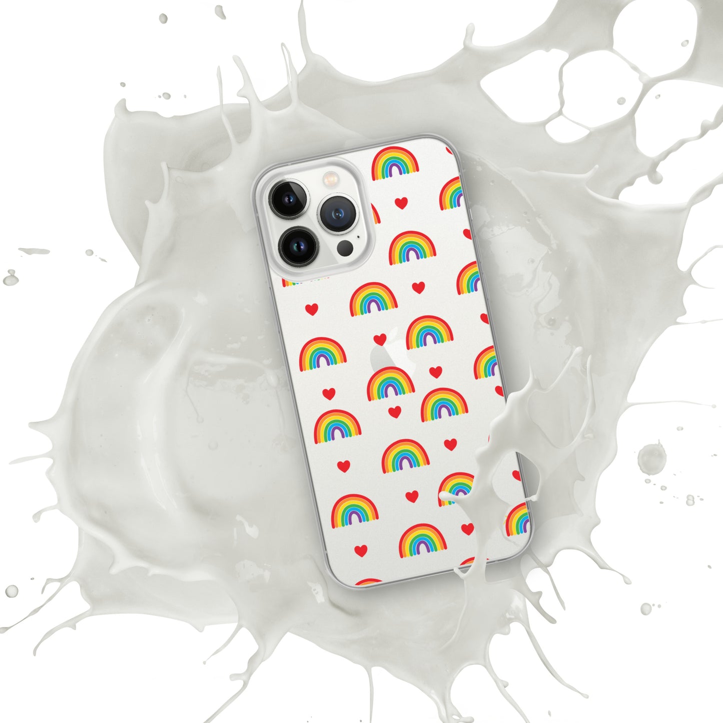 Rainbow Clear Case for iPhone®