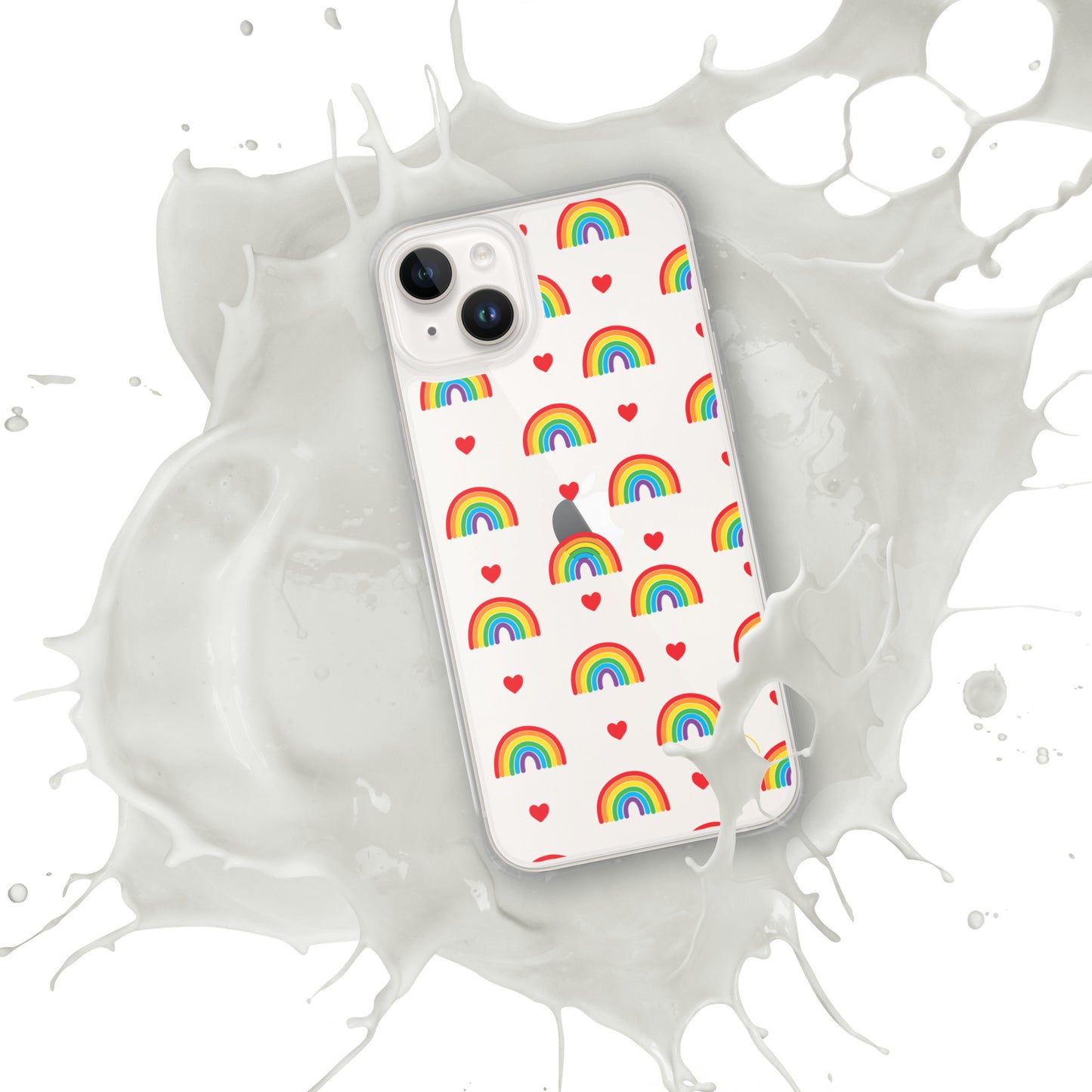 Rainbow Clear Case for iPhone®