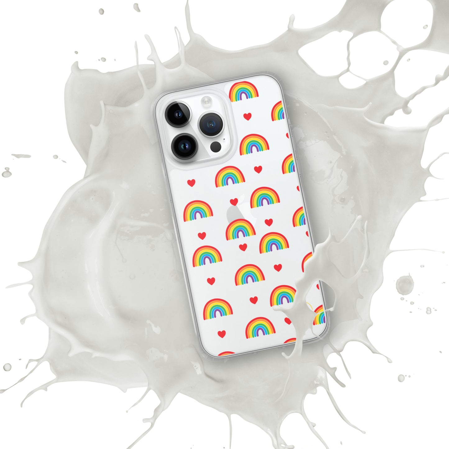 Rainbow Clear Case for iPhone®