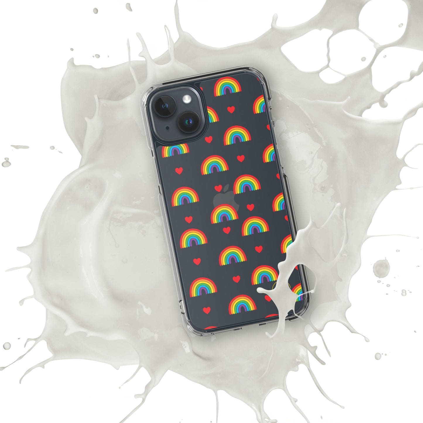 Rainbow Clear Case for iPhone®