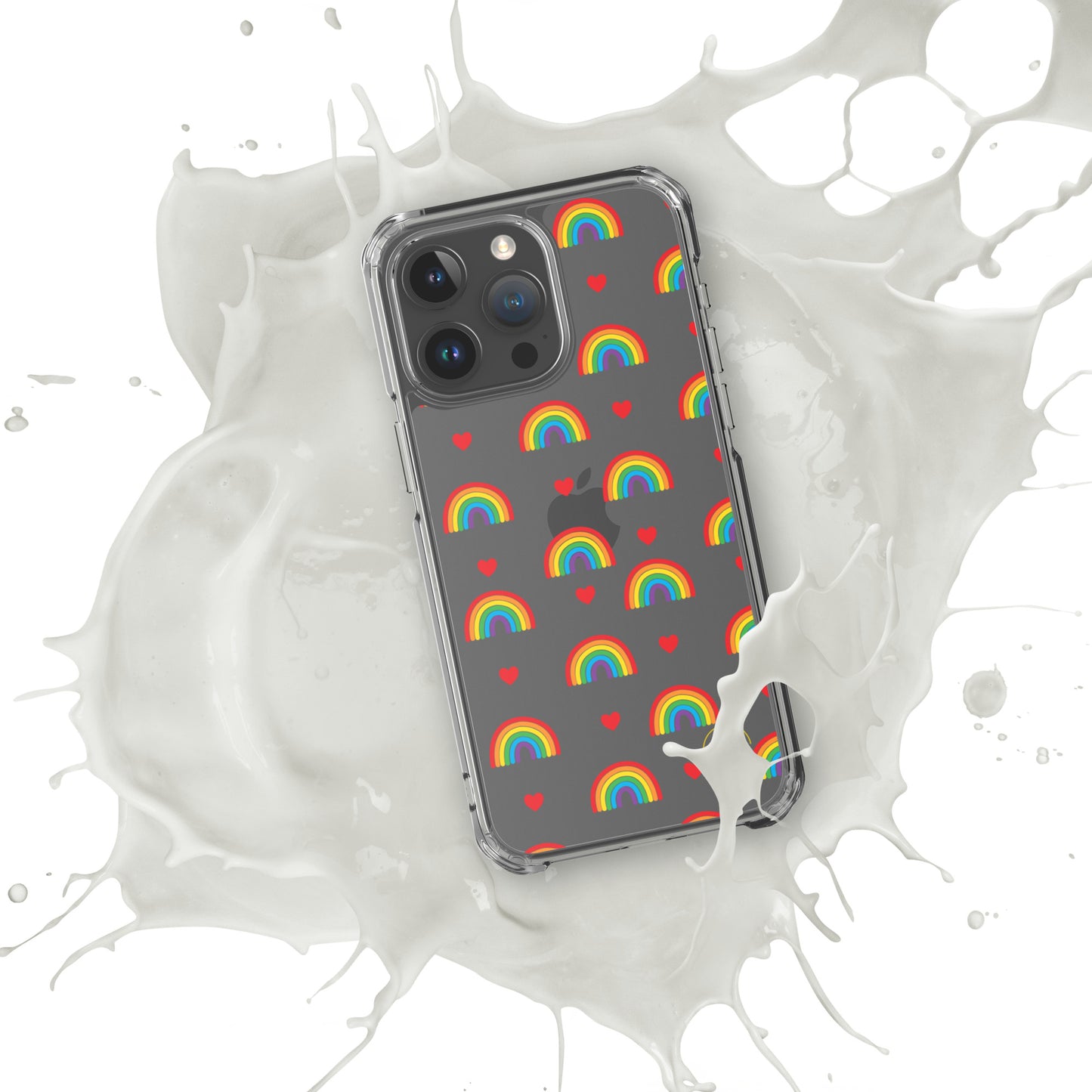 Rainbow Clear Case for iPhone®