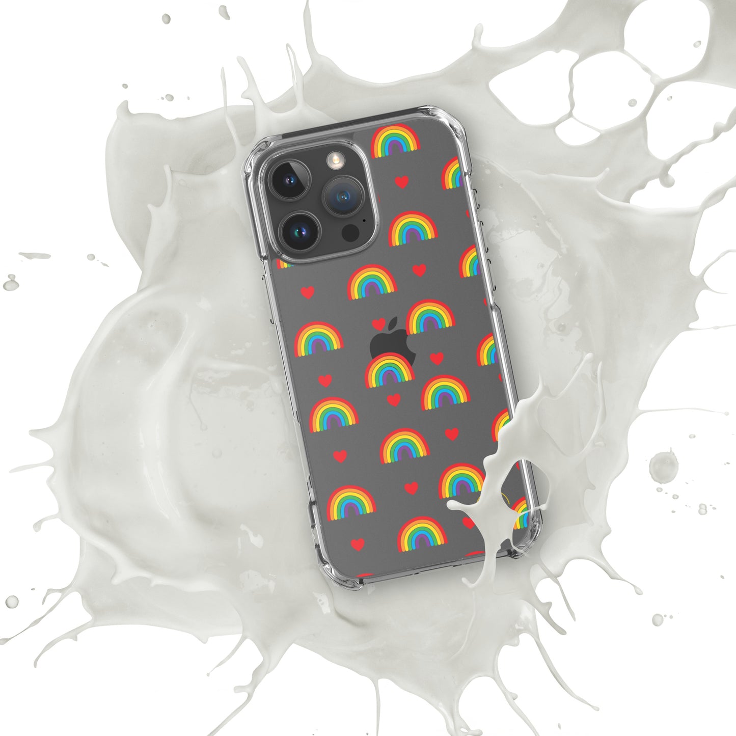 Rainbow Clear Case for iPhone®