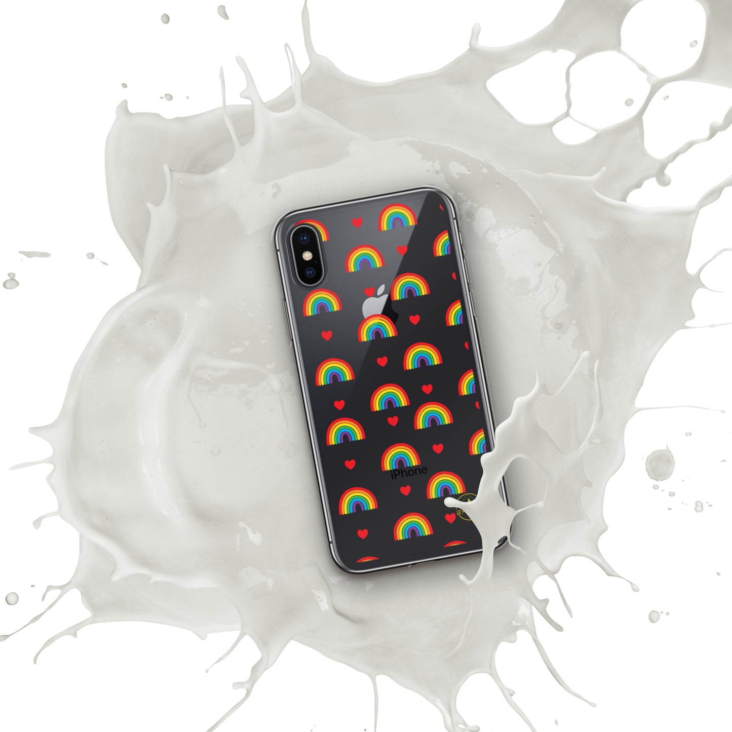 Rainbow Clear Case for iPhone®