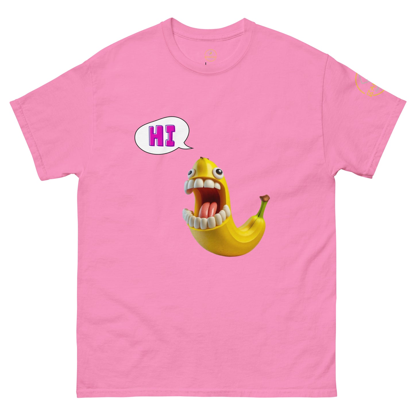 T-shirt clássica unissexo "HI"