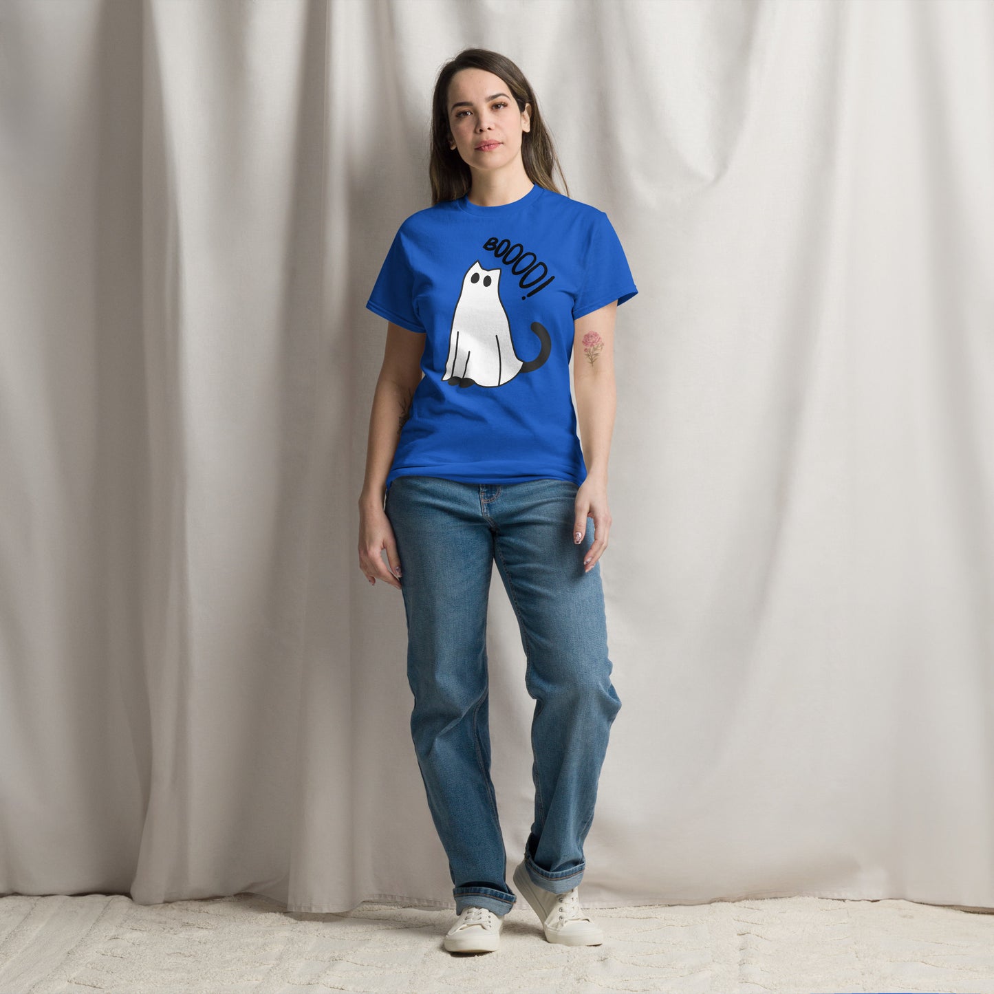 Ghost cat Unisex classic tee