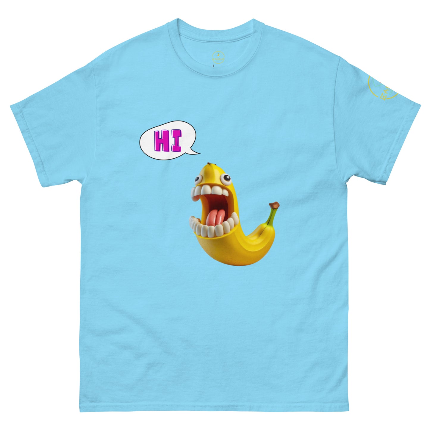 T-shirt clássica unissexo "HI"