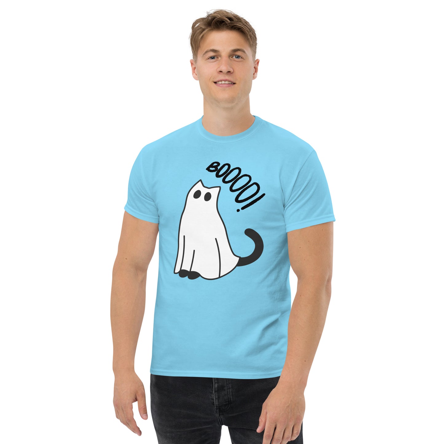 Ghost cat Unisex classic tee