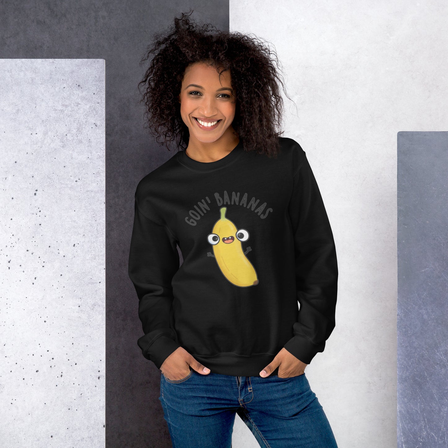 Sweatshirt unissexo Going Bananas