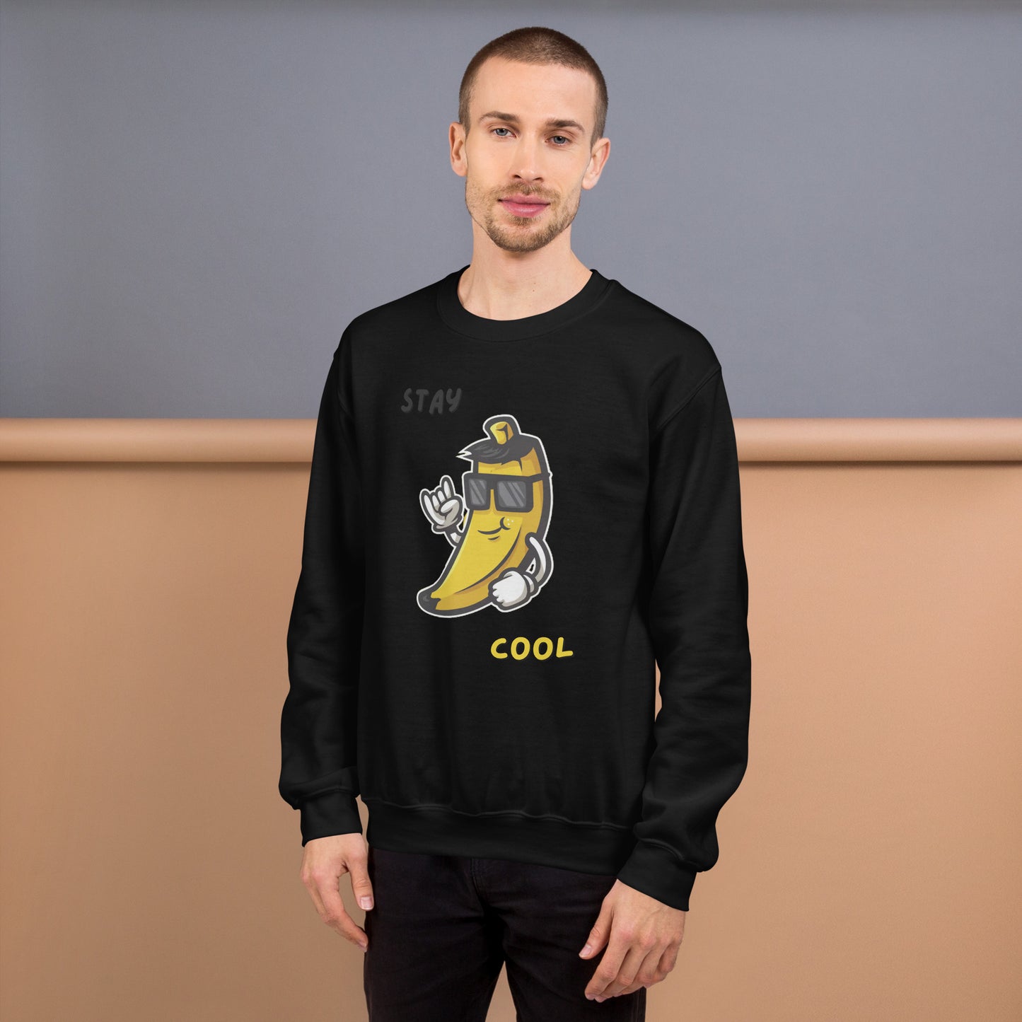 Sweatshirt unissexo Stay Cool