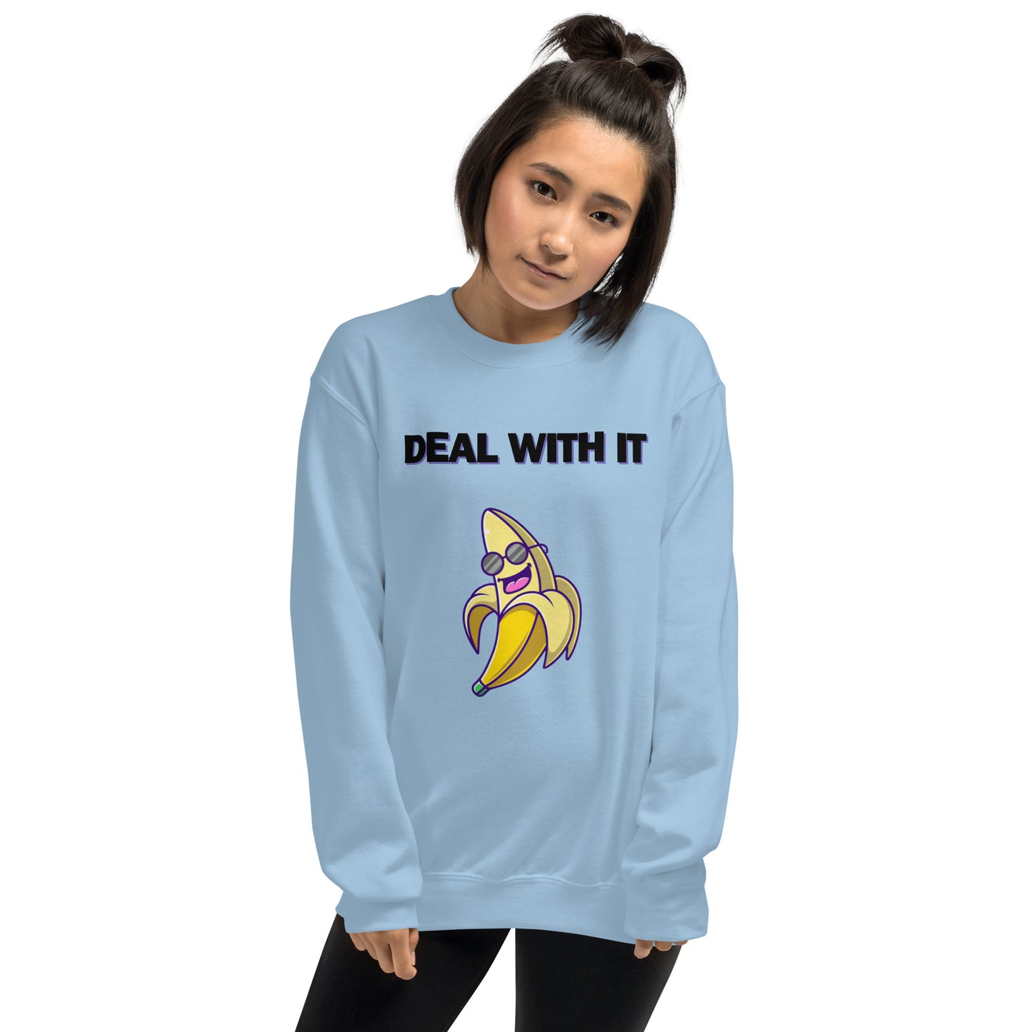 Sweatshirt Unissexo Deal With It