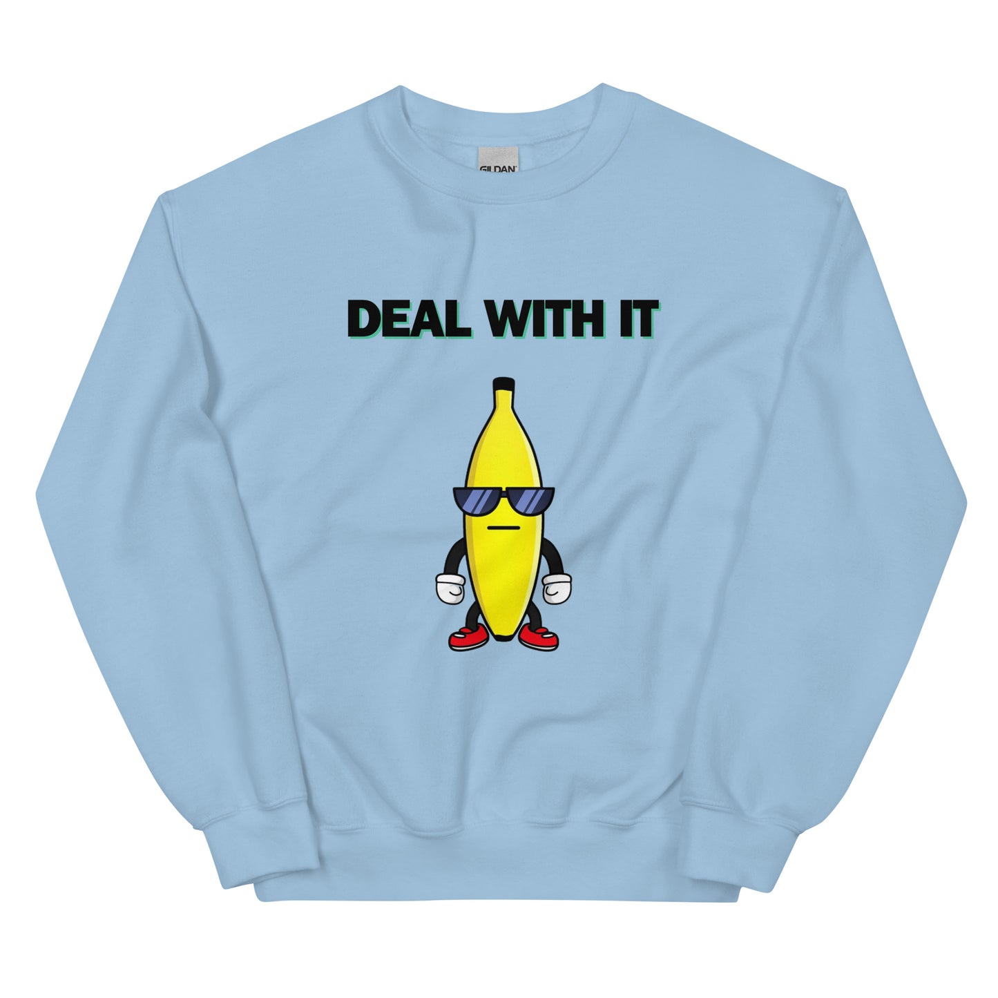 Sweatshirt unissexo Deal with it