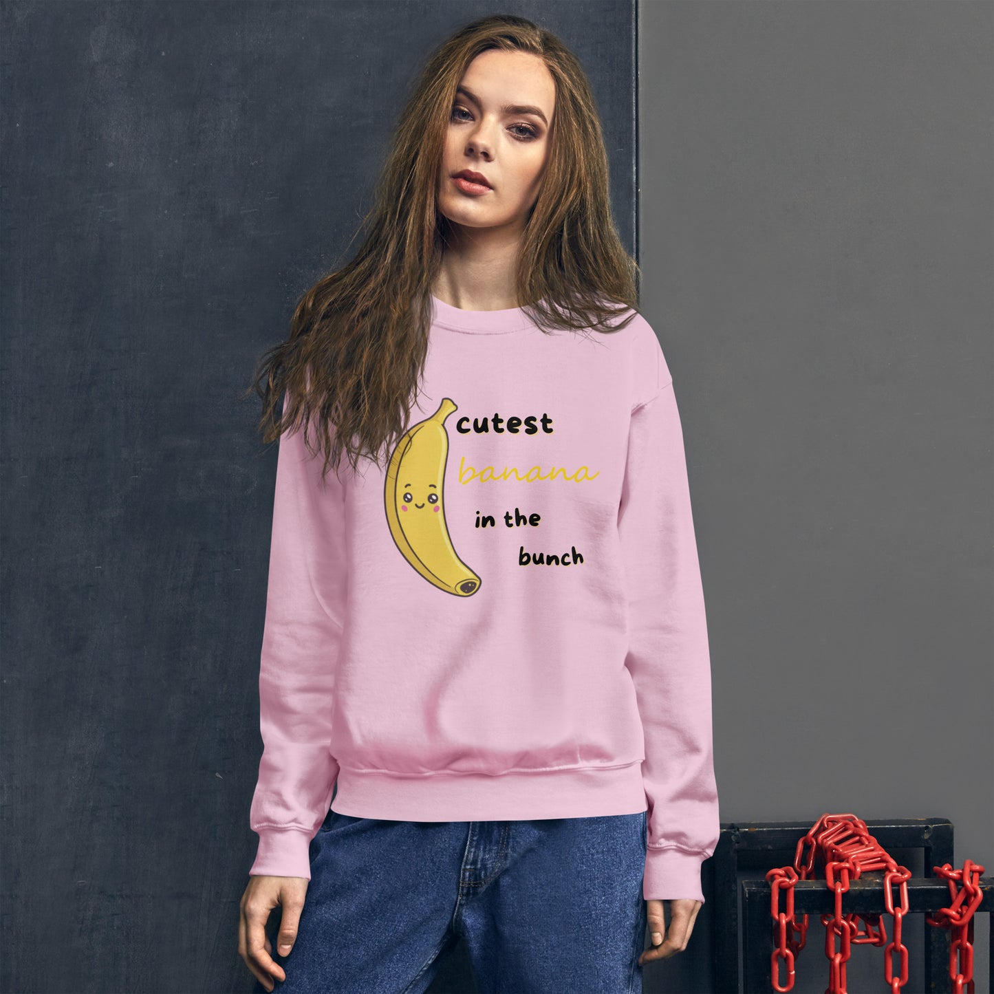 Sweatshirt Unissexo - Cute Banana