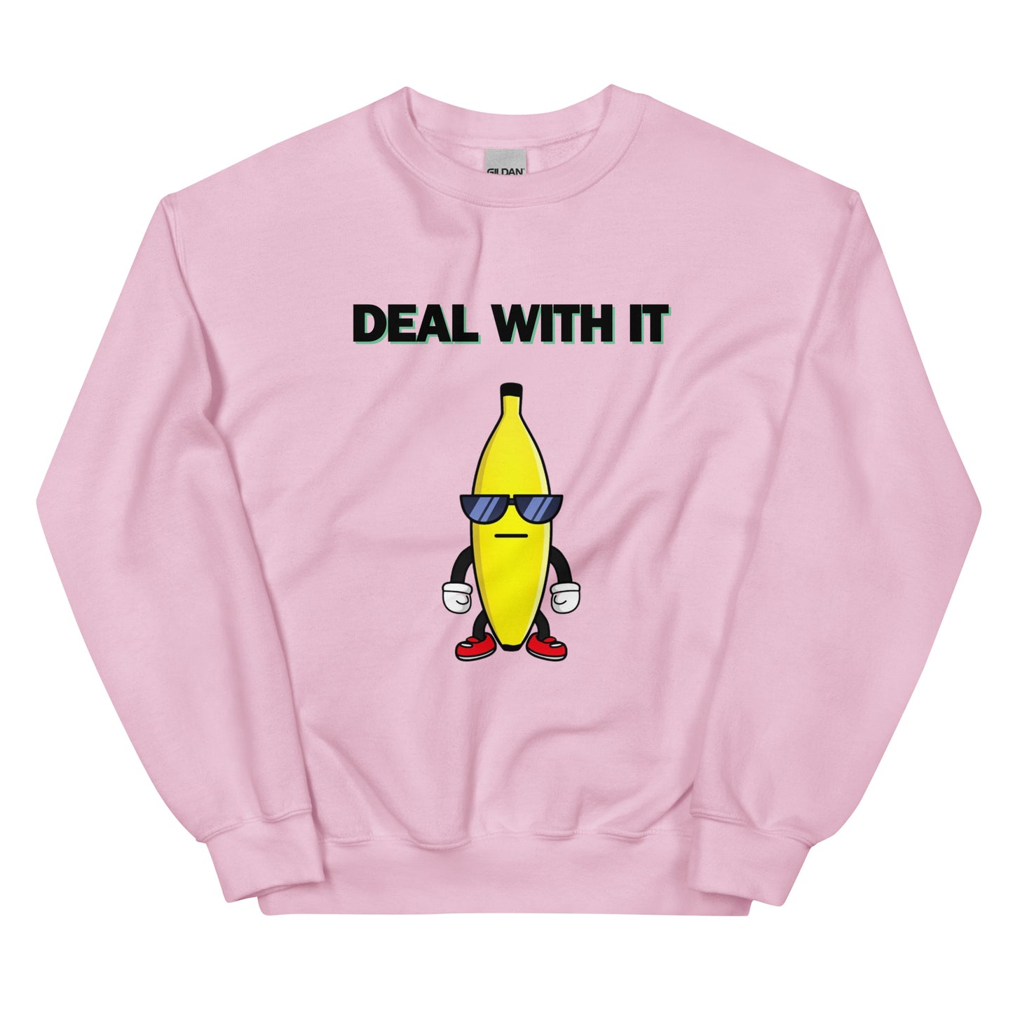 Sweatshirt unissexo Deal with it