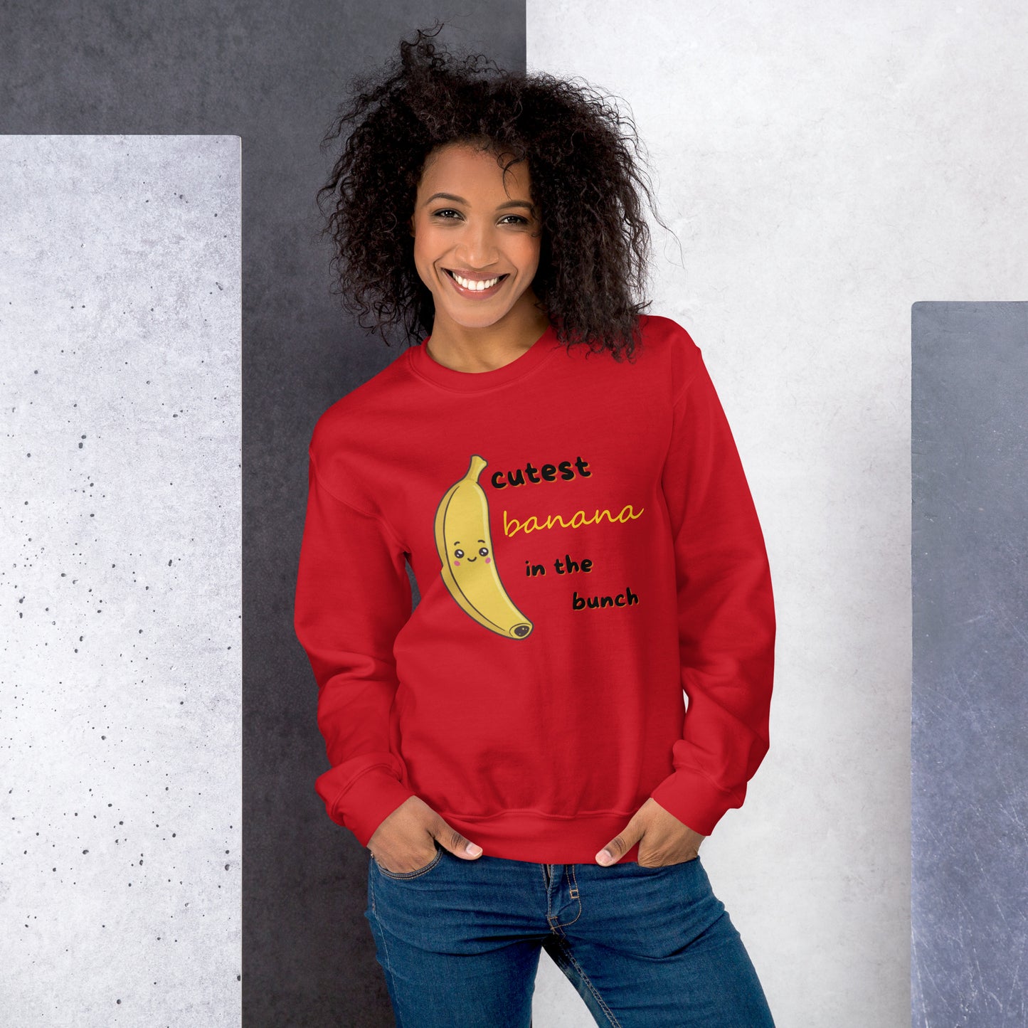 Sweatshirt Unissexo - Cute Banana