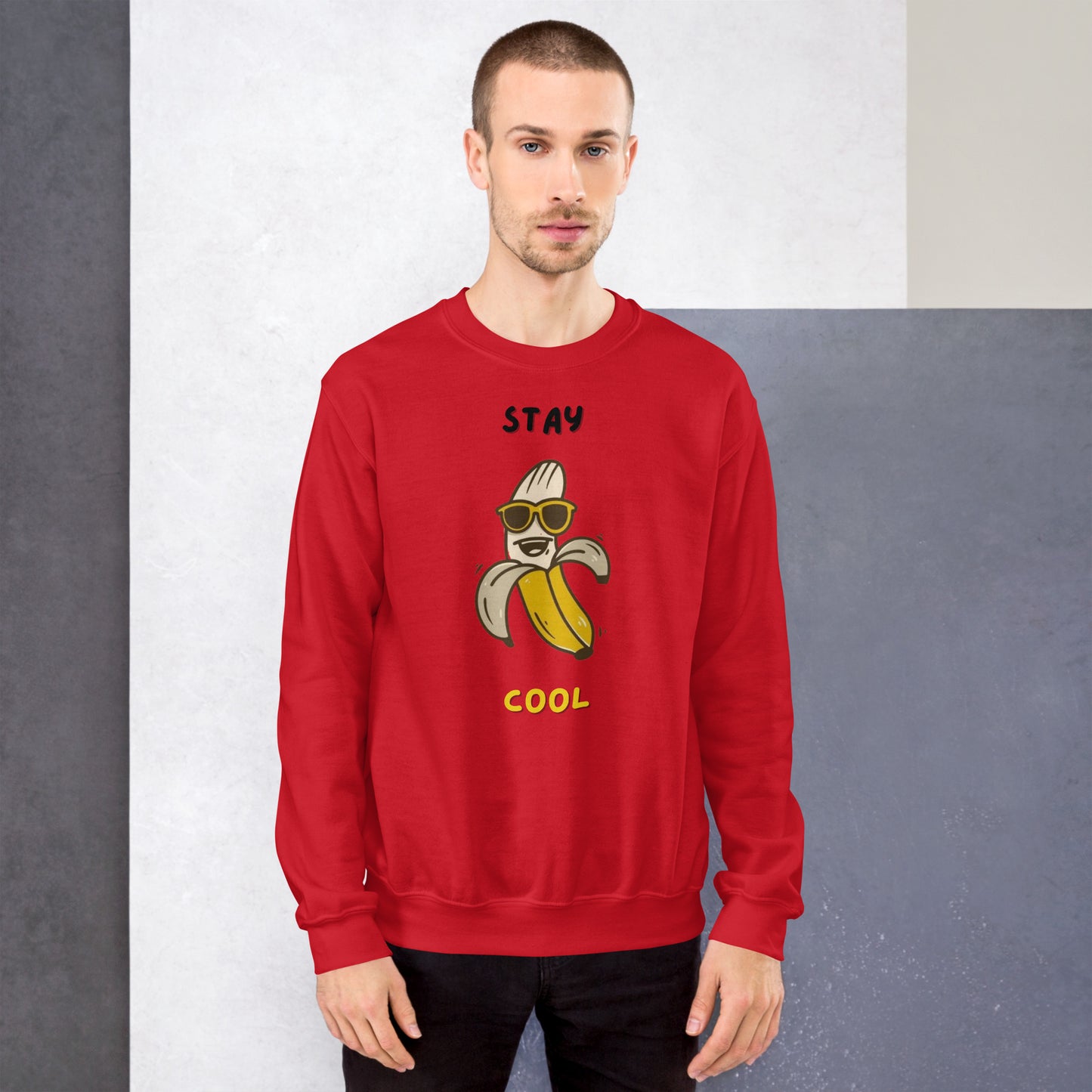 Sweatshirt unissexo Stay Cool