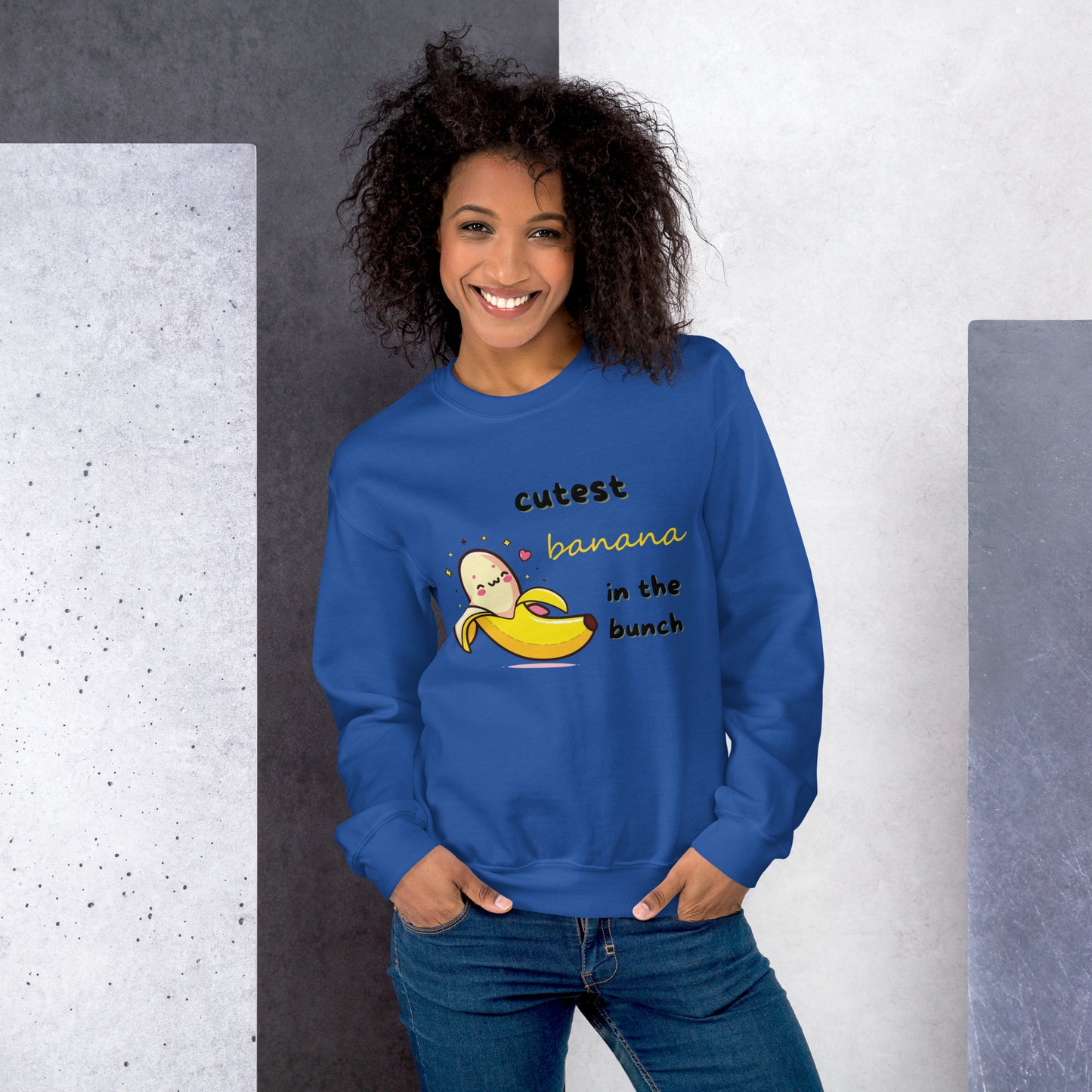 Sweatshirt Unissexo Banana Fofo