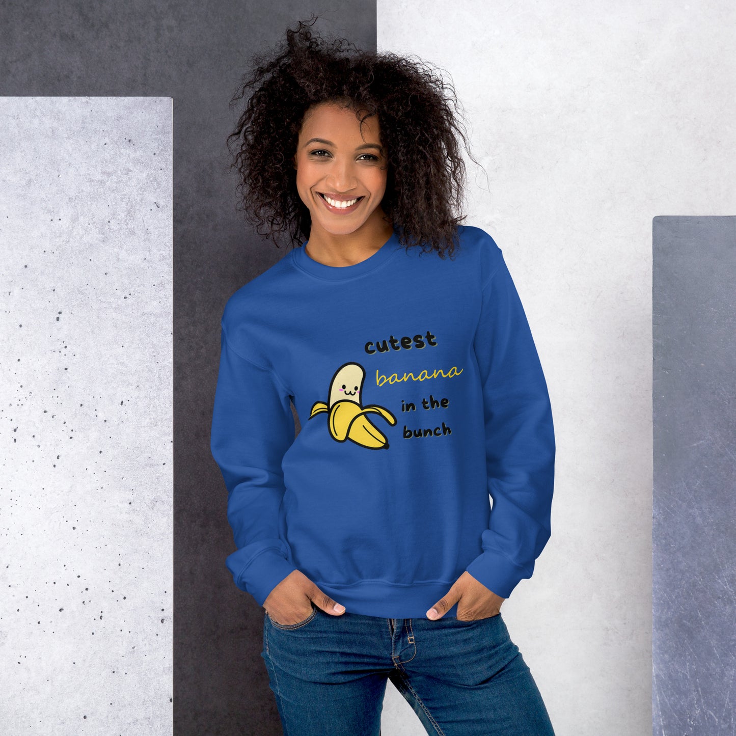 Sweatshirt Unissexo - Cute Banana