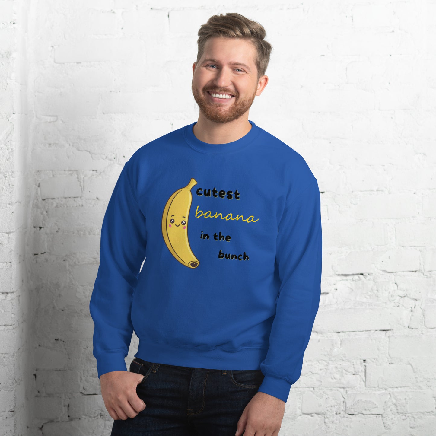 Sweatshirt Unissexo - Cute Banana