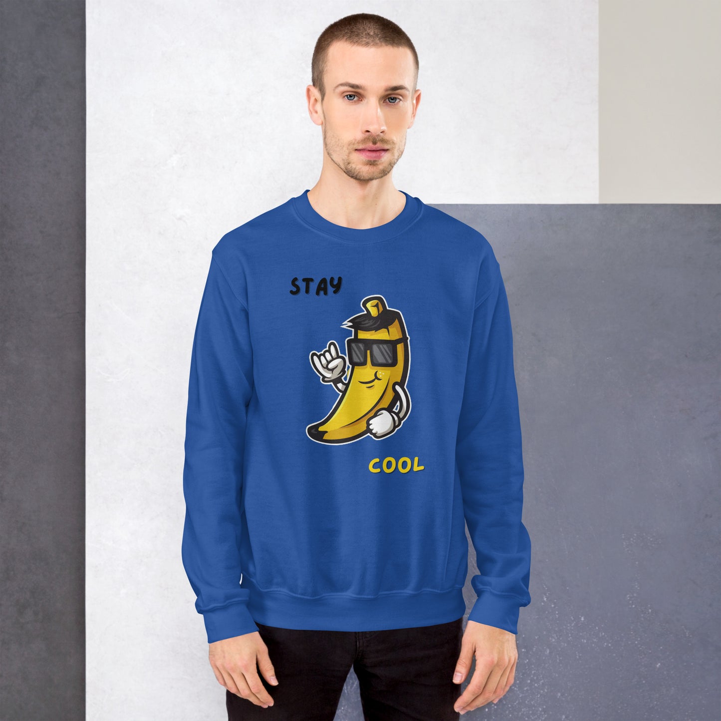 Sweatshirt unissexo Stay Cool