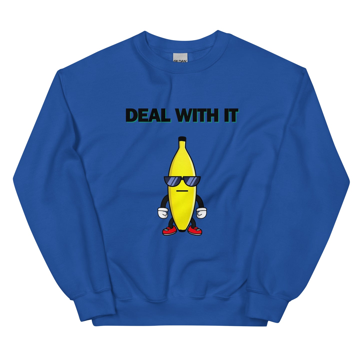 Sweatshirt unissexo Deal with it