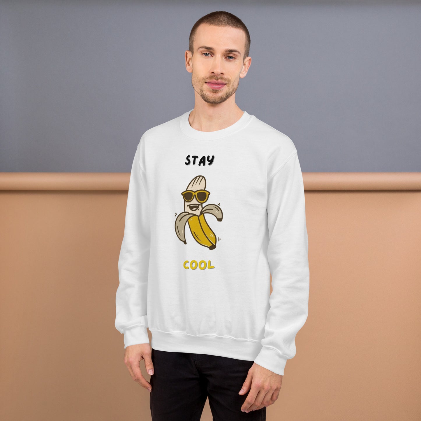 Sweatshirt unissexo Stay Cool