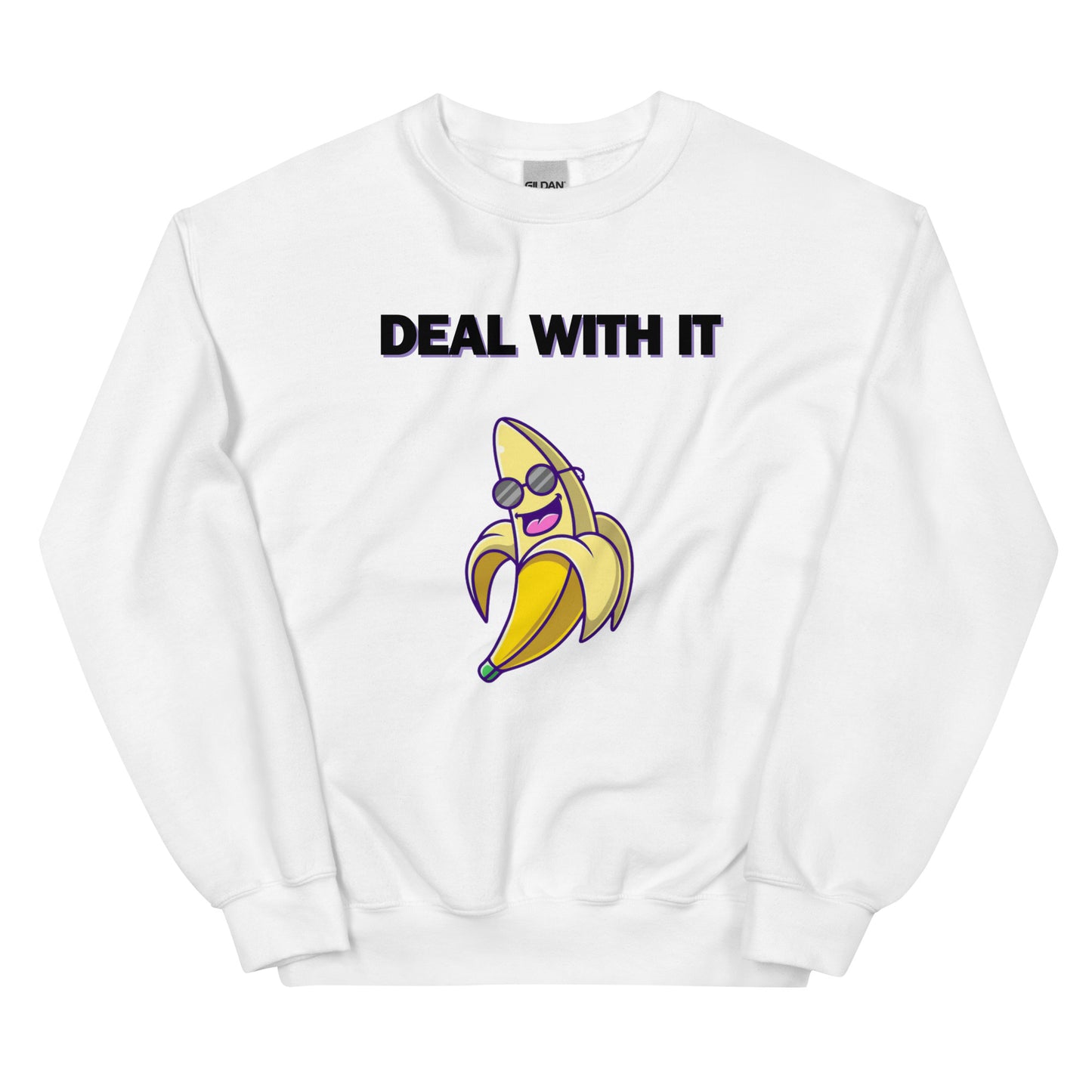 Sweatshirt Unissexo Deal With It