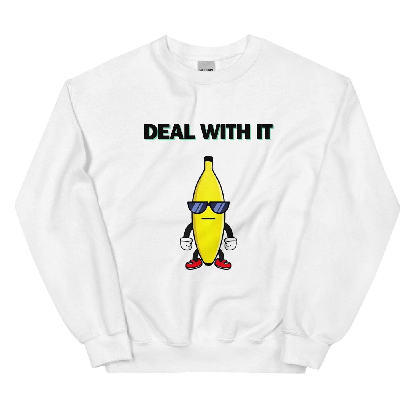 Sweatshirt unissexo Deal with it