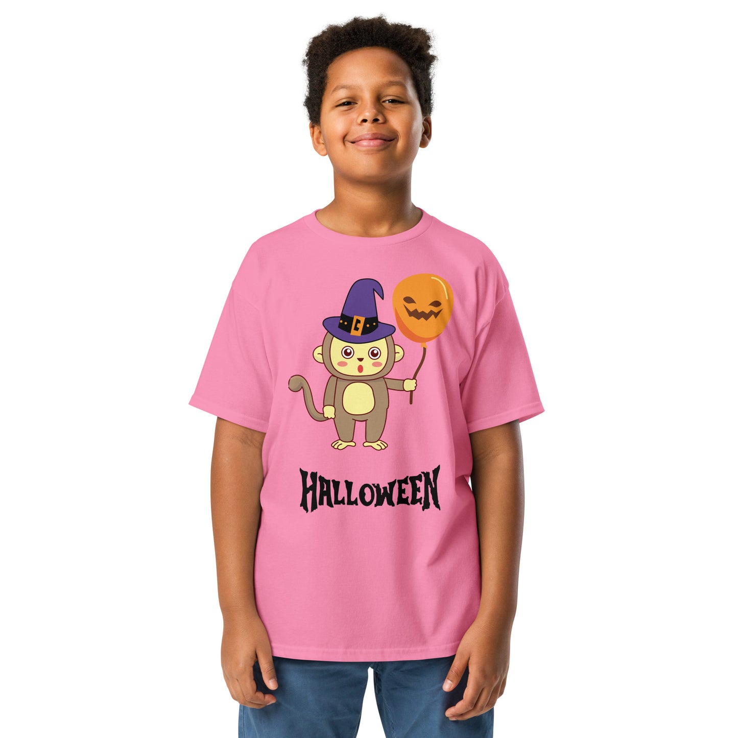 T-shirt juvenil de macaco de Halloween