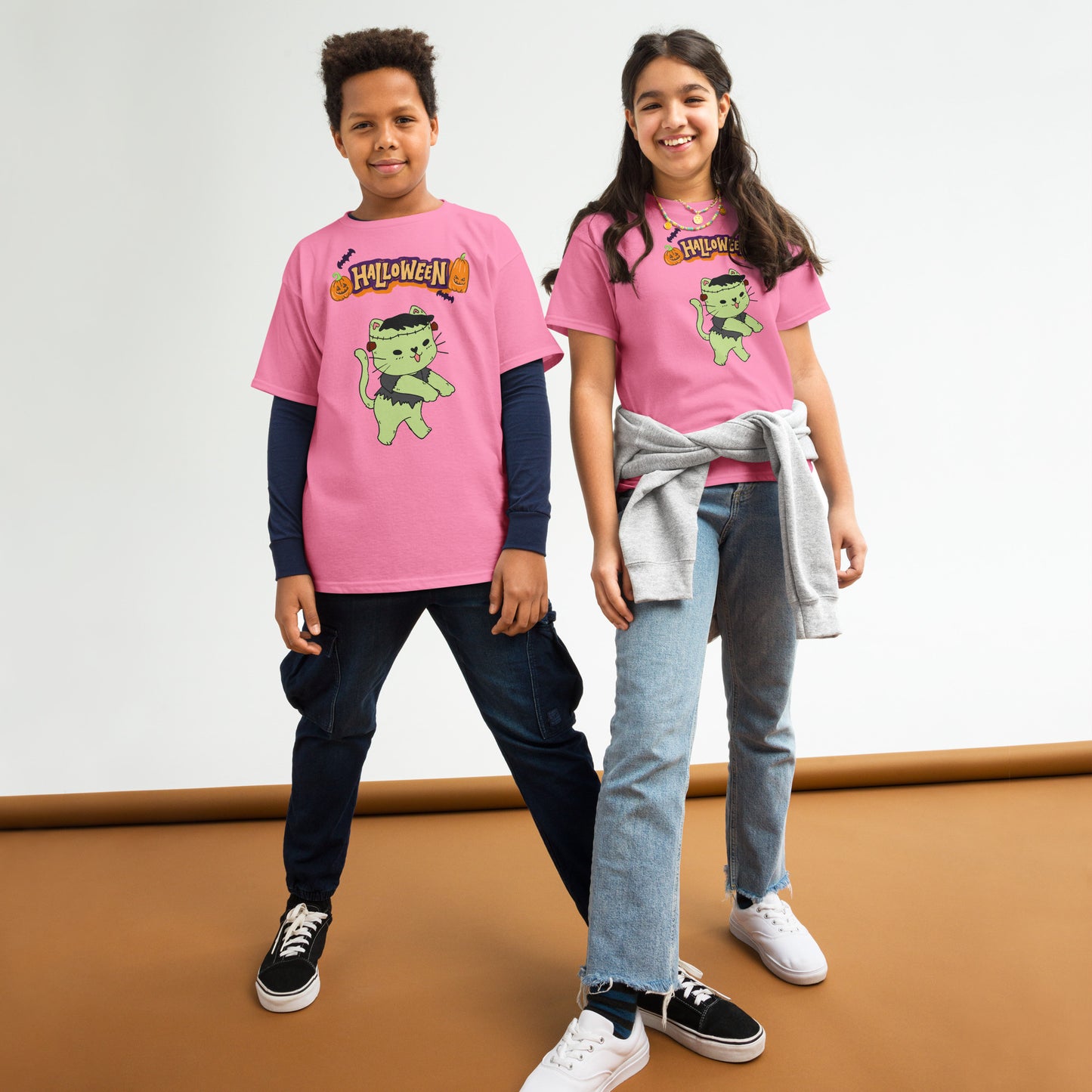 Zombie CatYouth classic tee