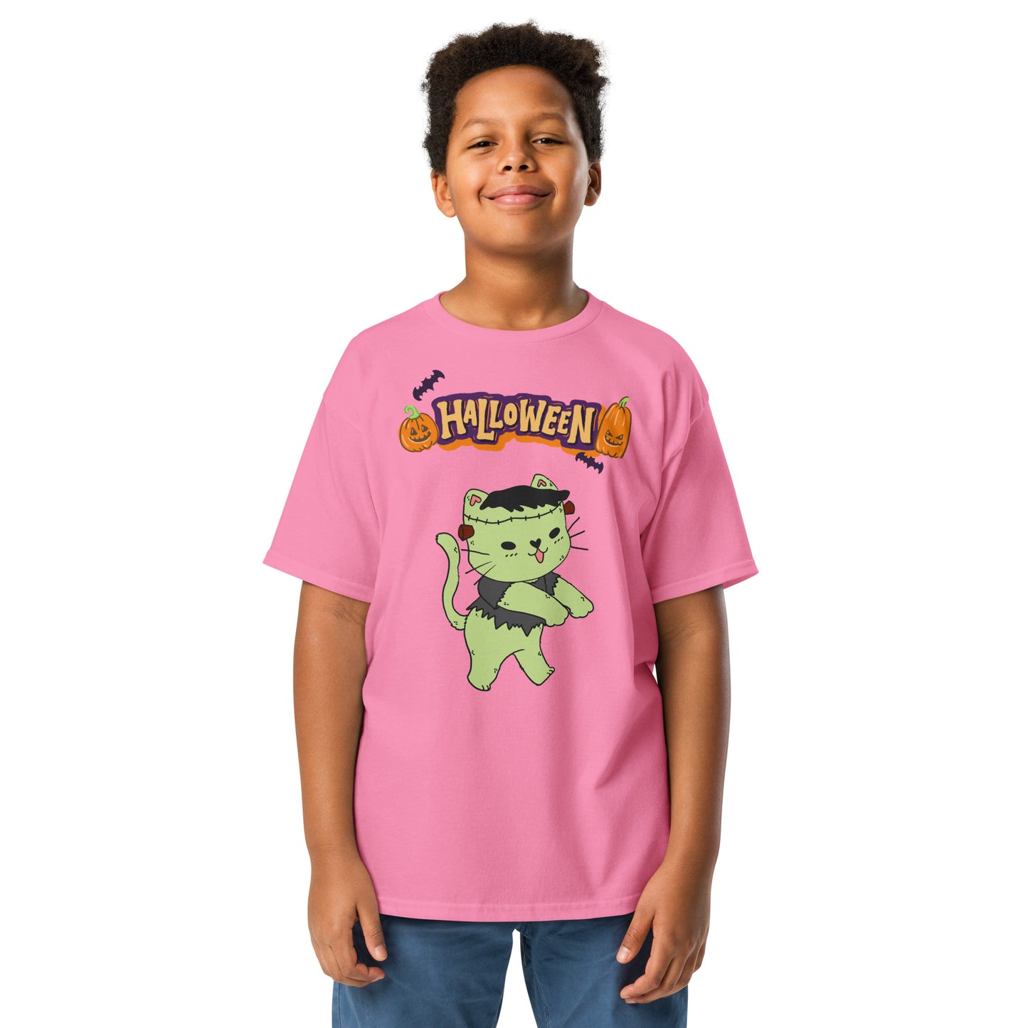 Zombie CatYouth classic tee