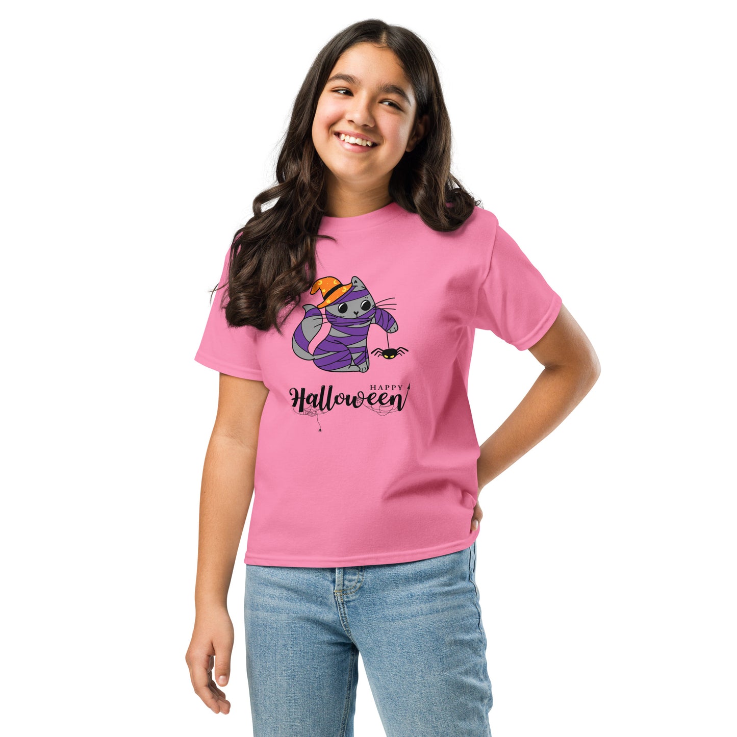 T-shirt jovem Mummy Cat