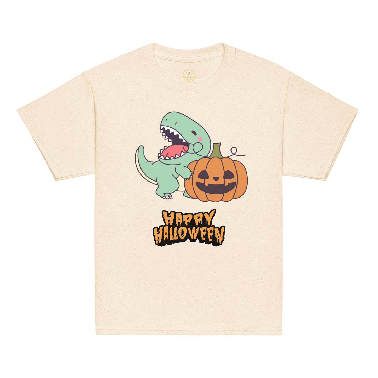 T-shirt Jovem Halloween Dinosaur