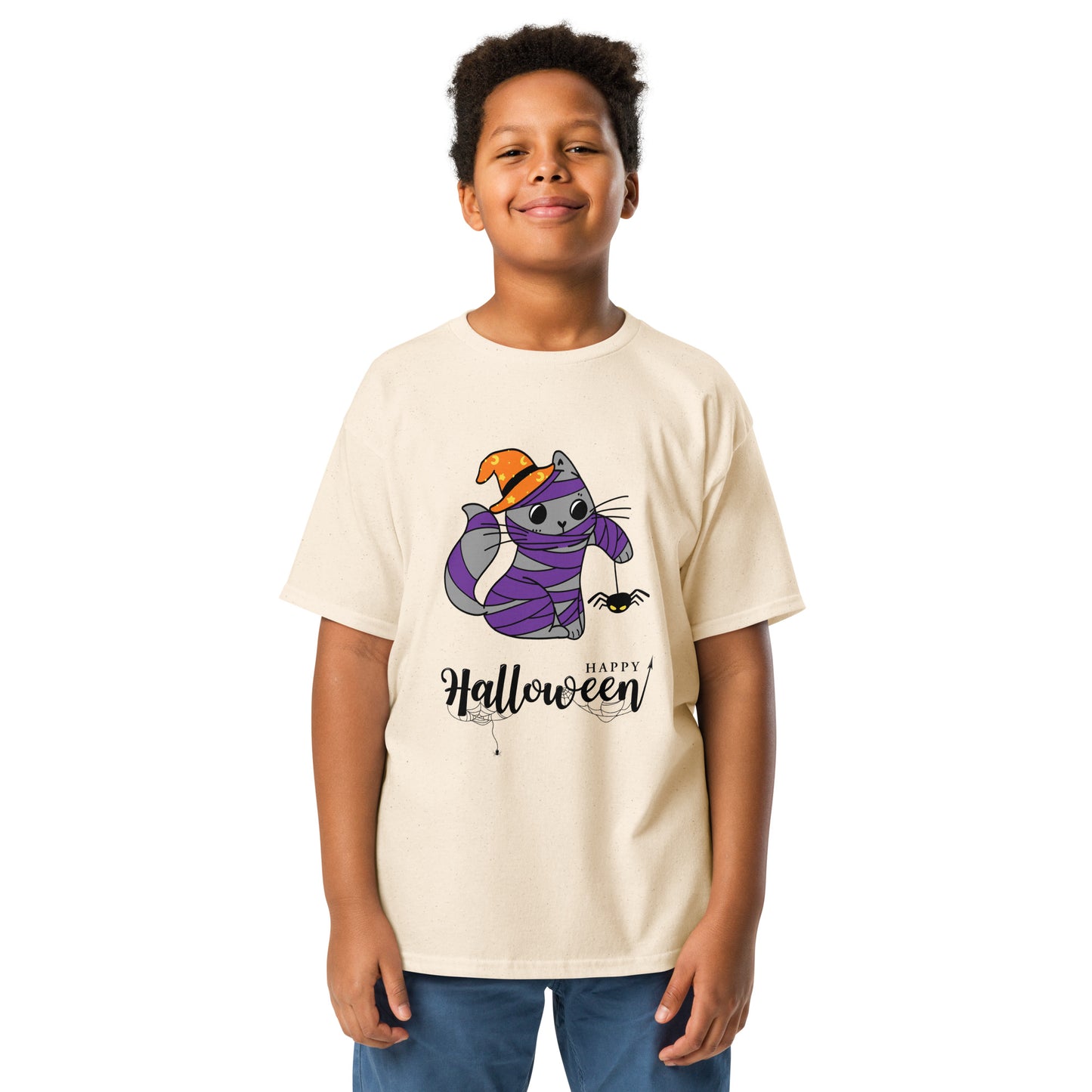 T-shirt jovem Mummy Cat