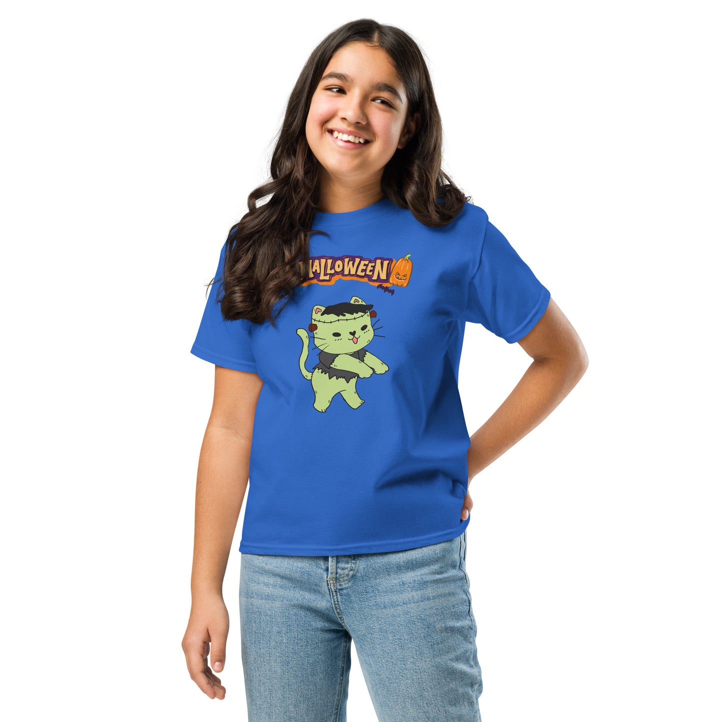 Zombie CatYouth classic tee