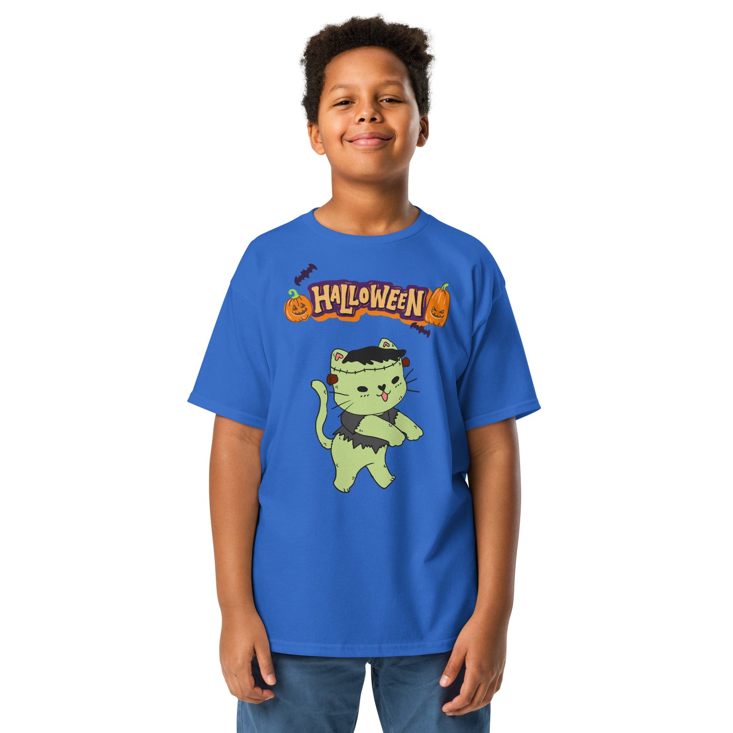 Zombie CatYouth classic tee