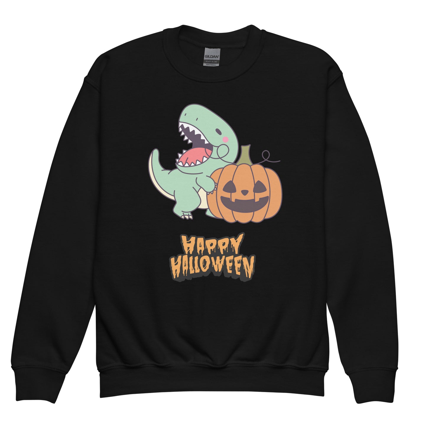 Sweatshirt juvenil dinossauro Halloween