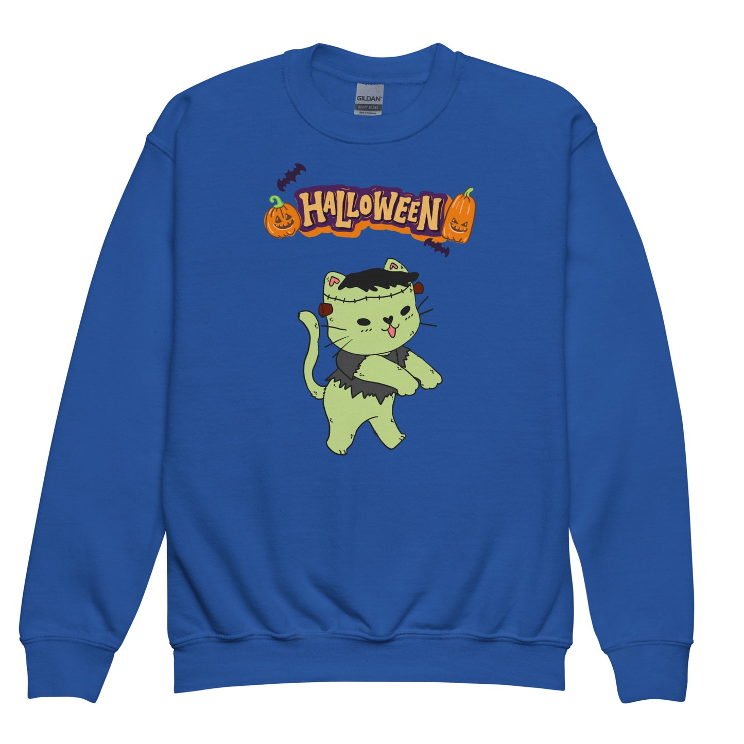 Sweatshirt gato zombie juvenil