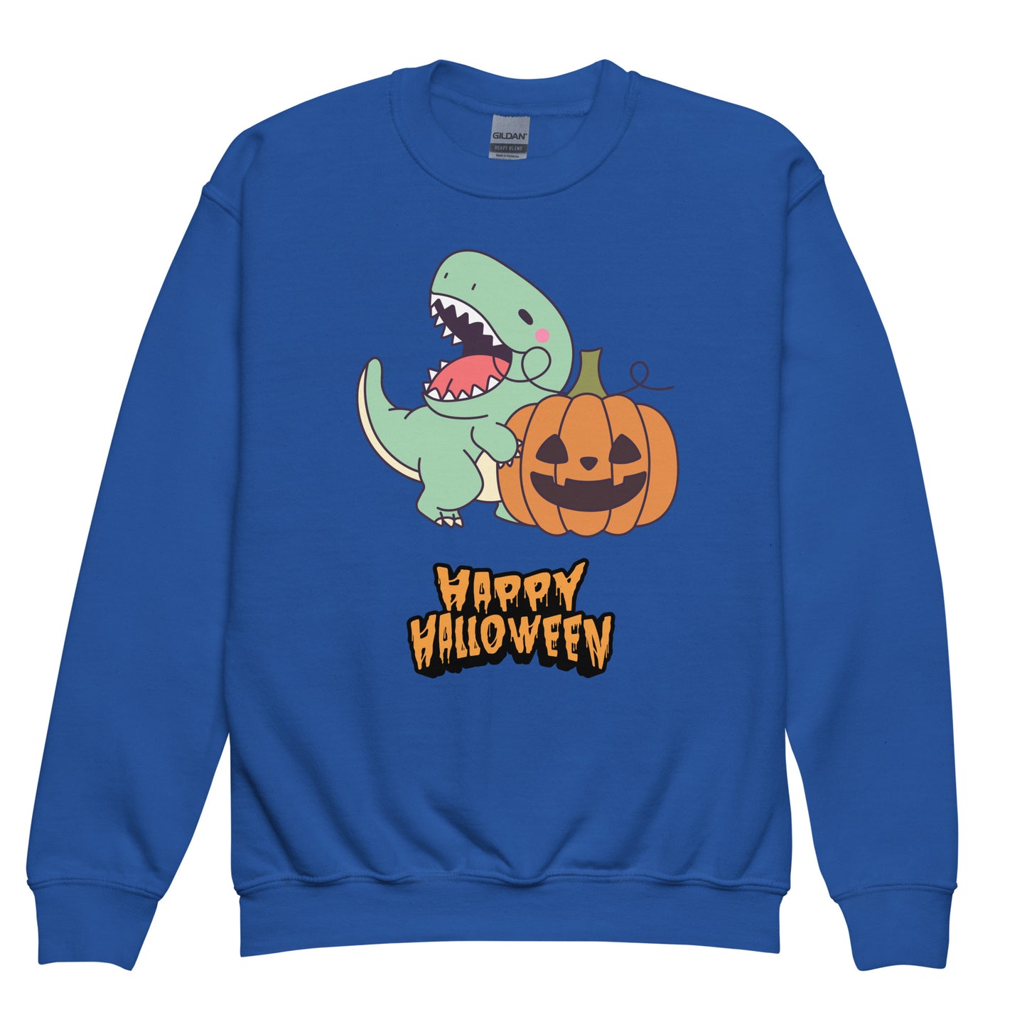 Sweatshirt juvenil dinossauro Halloween