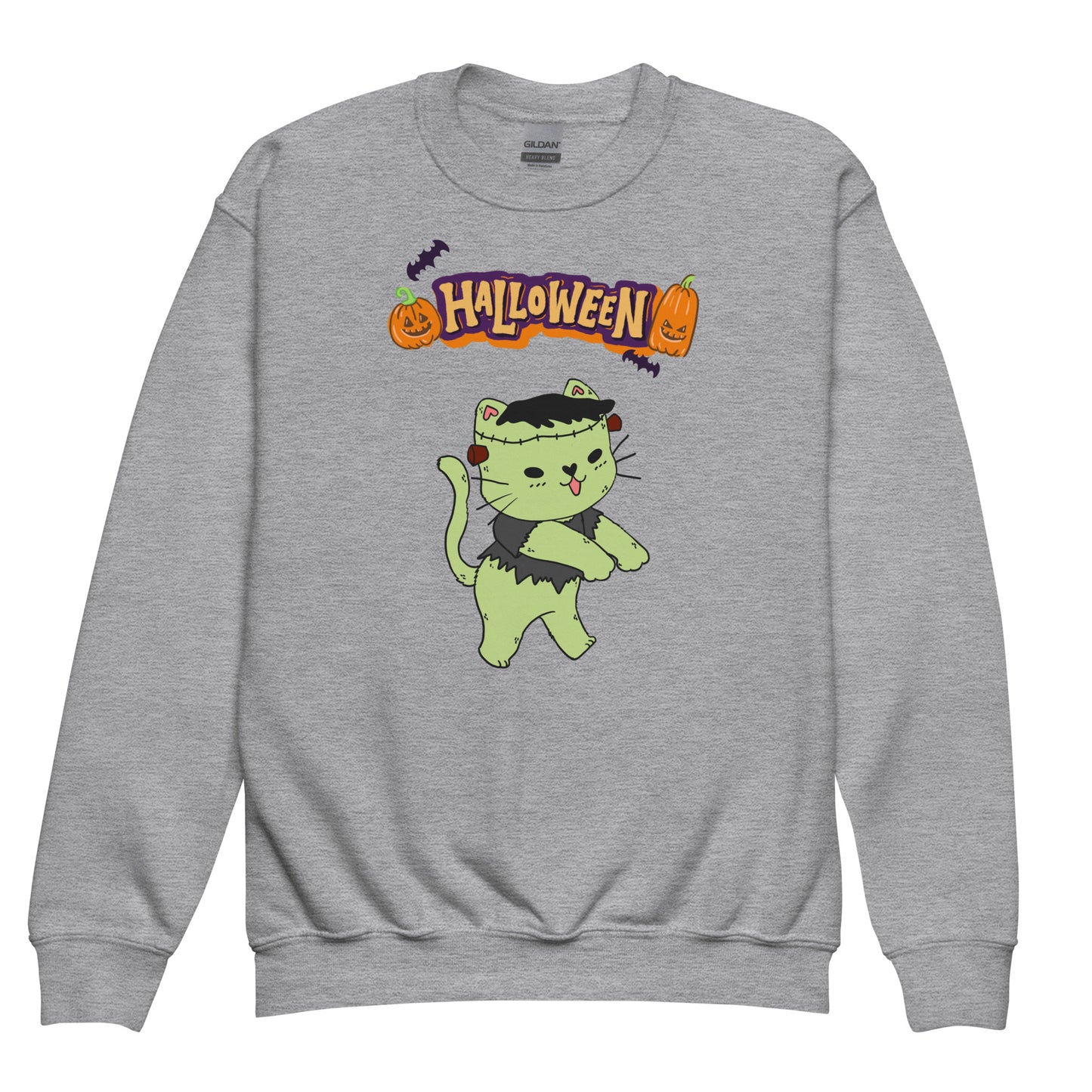 Sweatshirt gato zombie juvenil