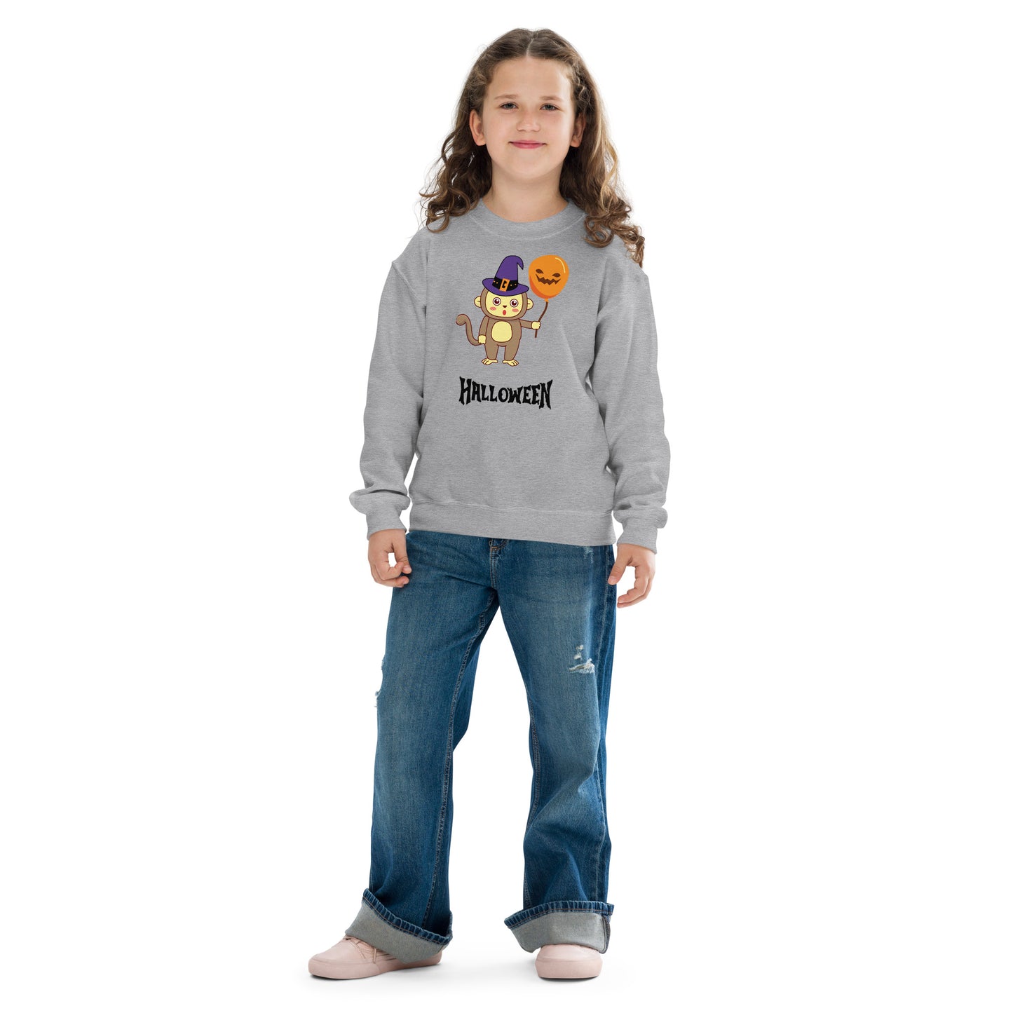 Sweatshirt Juvenil Halloween Monkey